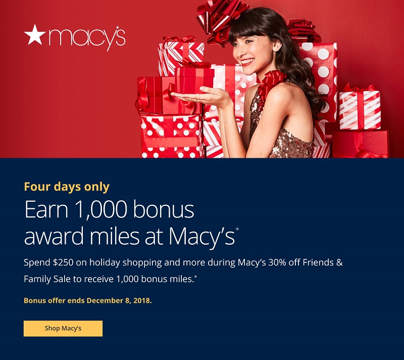 United Shopping Portal Macy's Bonus