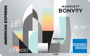 a credit card with a graphic design