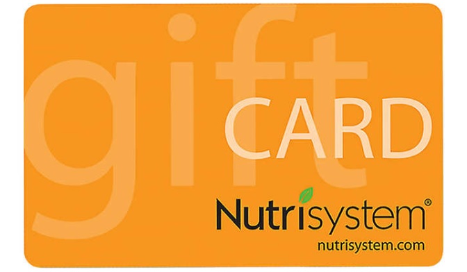 Nutrisystem gift card
