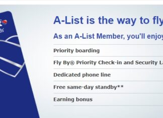 Southwest A-List Status Match