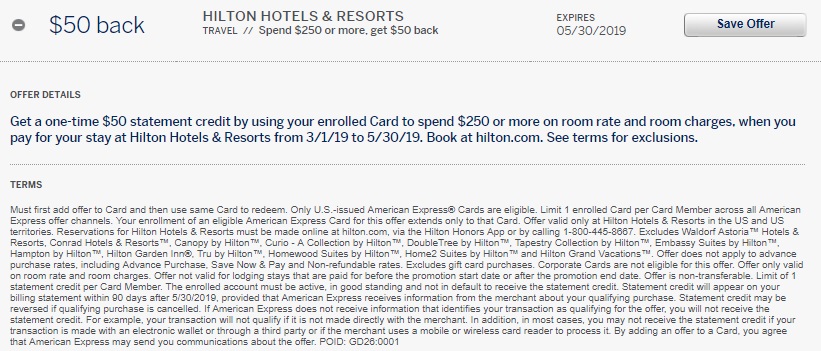 a screenshot of a hotel card