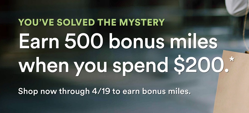 Alaska Mileage Plan Shopping Mystery Bonus