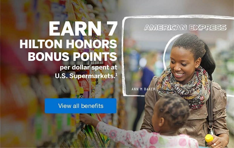 Amex Hilton Honors 7x At Grocery Stores