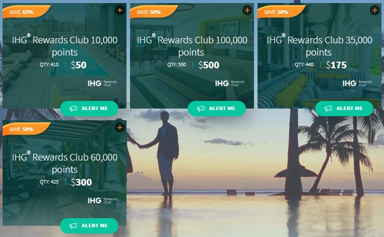 Daily Getaways 2019 IHG Rewards Club Points