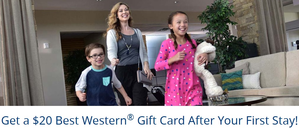 Best Western $20 Best Western Gift Card After First Stay