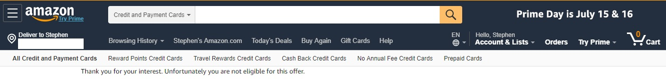 Amazon Not Targeted