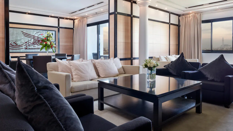 a room with couches and a coffee table