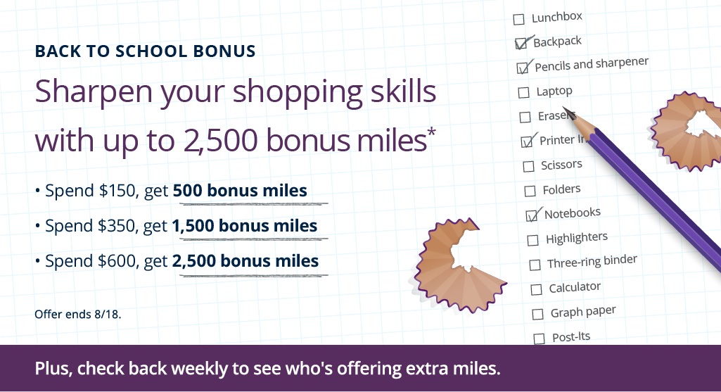 United MileagePlus Shopping Portal Bonus