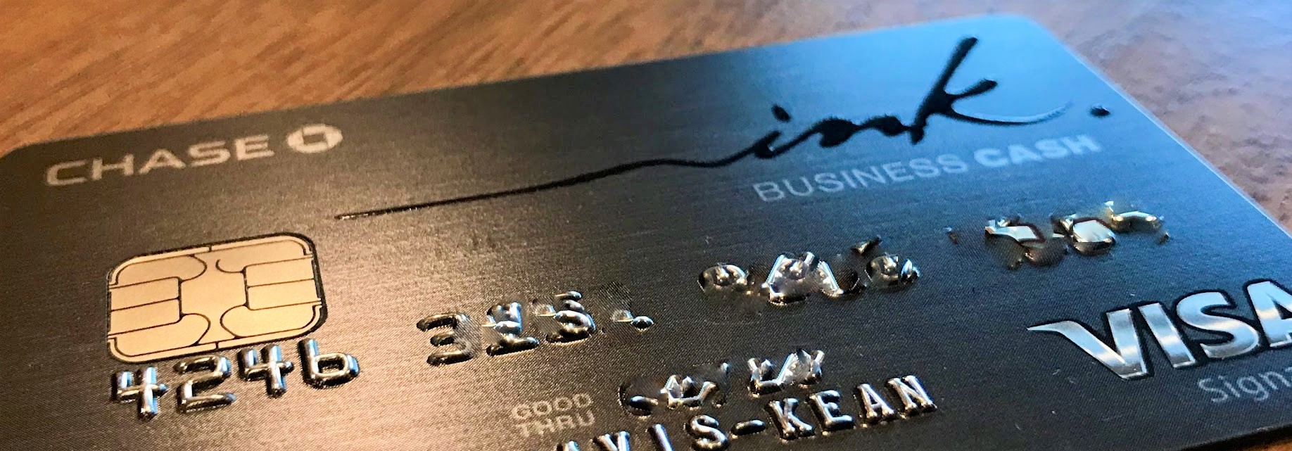 a close up of a credit card