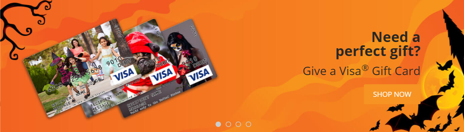 a credit card with a woman with a face paint on