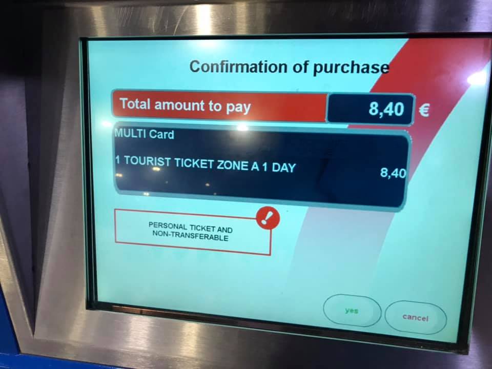 a screen with a number of tickets