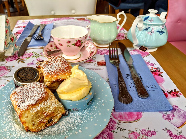 Tea & scones in Guildford, UK