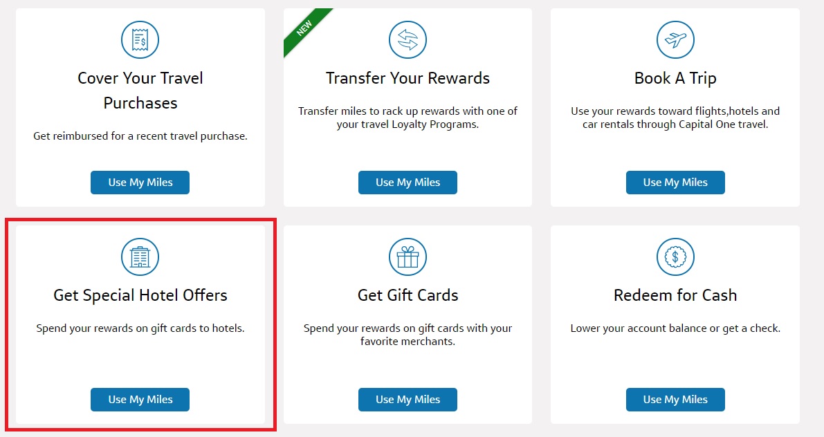 Capital one store flights rewards