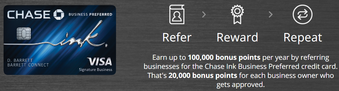 a screenshot of a referral program