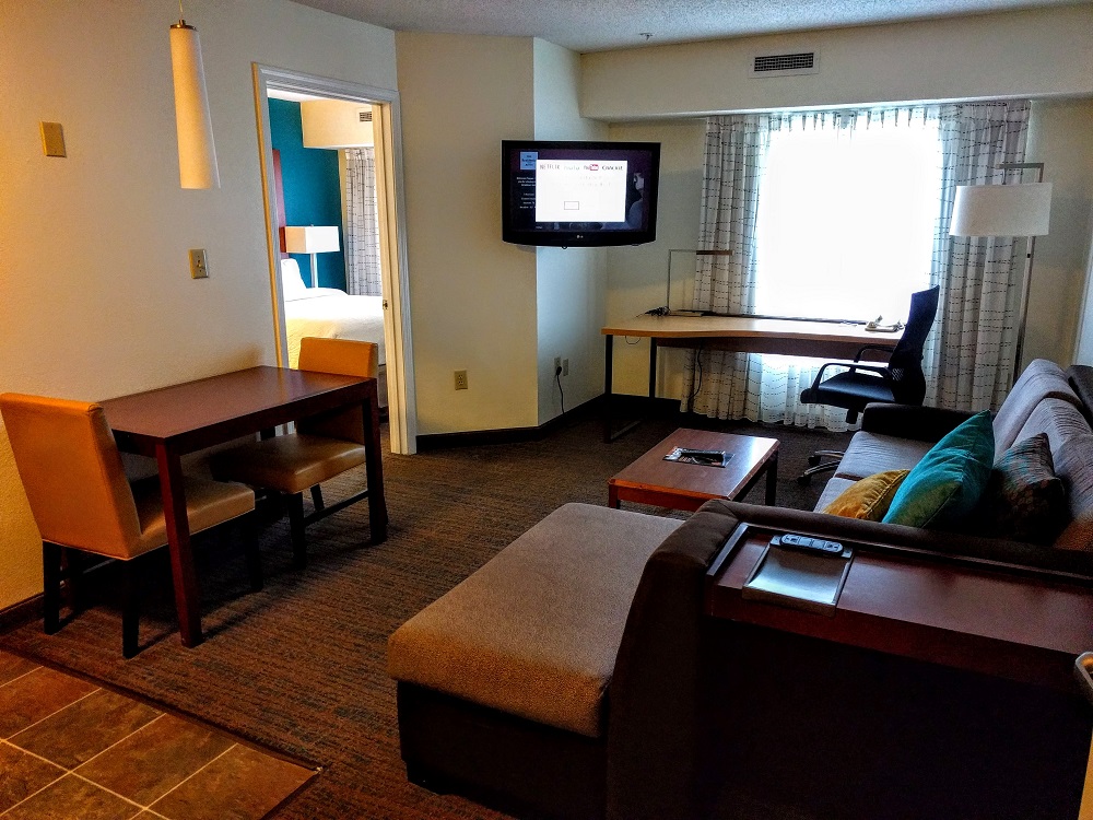 1 bedroom suite at the Residence Inn Atlanta Norcross Peachtree Corners