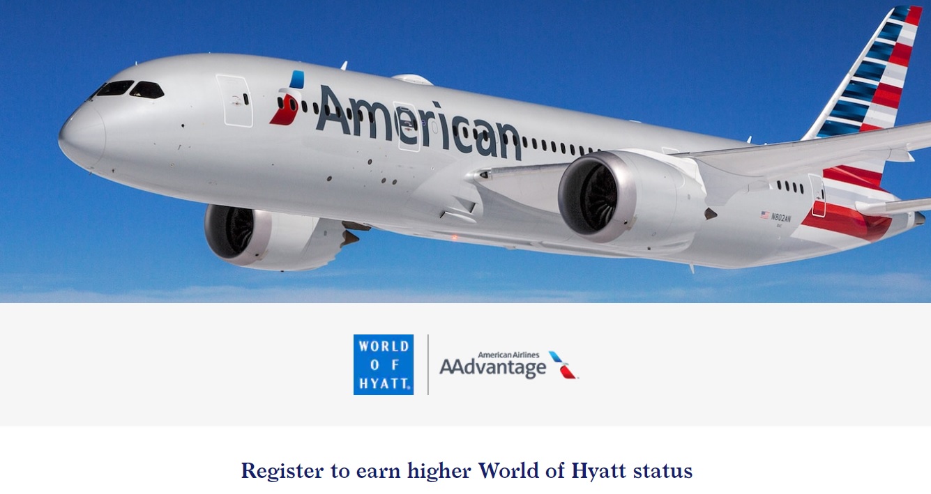 American Airlines Hyatt Status Match Challenge Fast Track Elite Status
