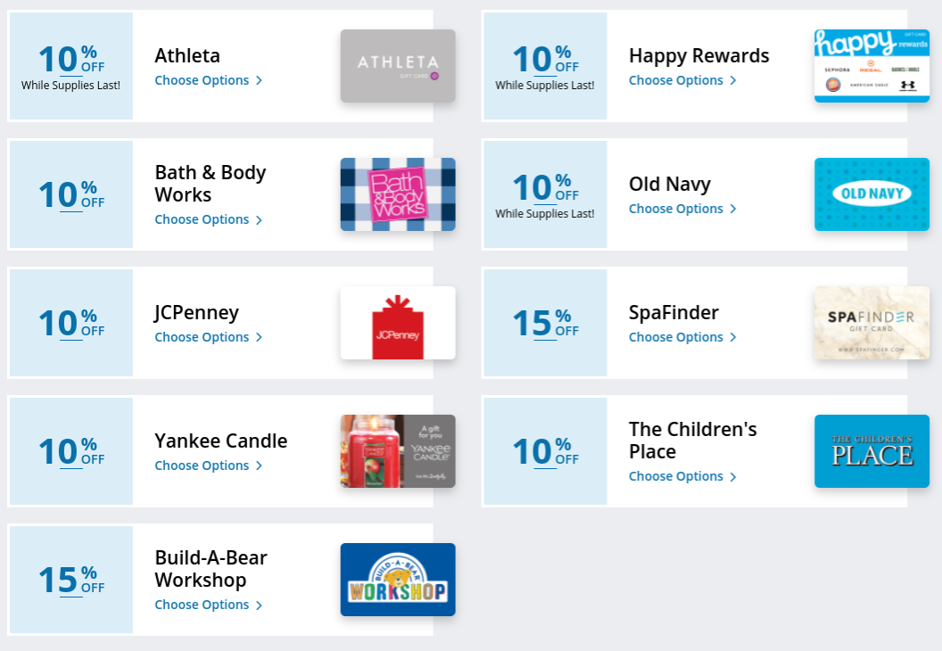 EXPIRED) 20% off gift card redemptions via Citi Thank You (1.25c per point)