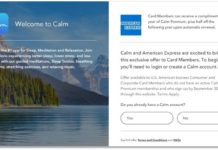 (EXPIRED) Calm app now available for all Amex holders a screenshot of a card