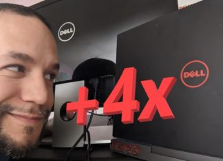 a man looking at a computer