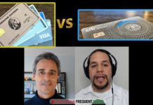 a man with headphones and cards