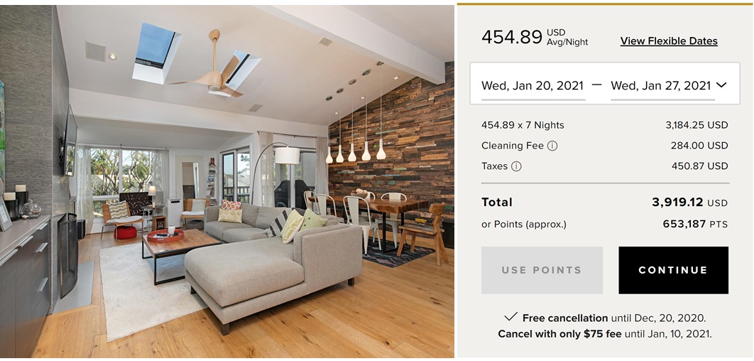 a screenshot of a home sale