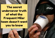 The secret undercover truth of what the Frequent Miler team doesn't want you to know