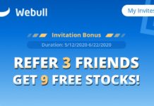 Webull Refer 3 Friends & Earn 9 Stocks