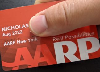 a person holding a card