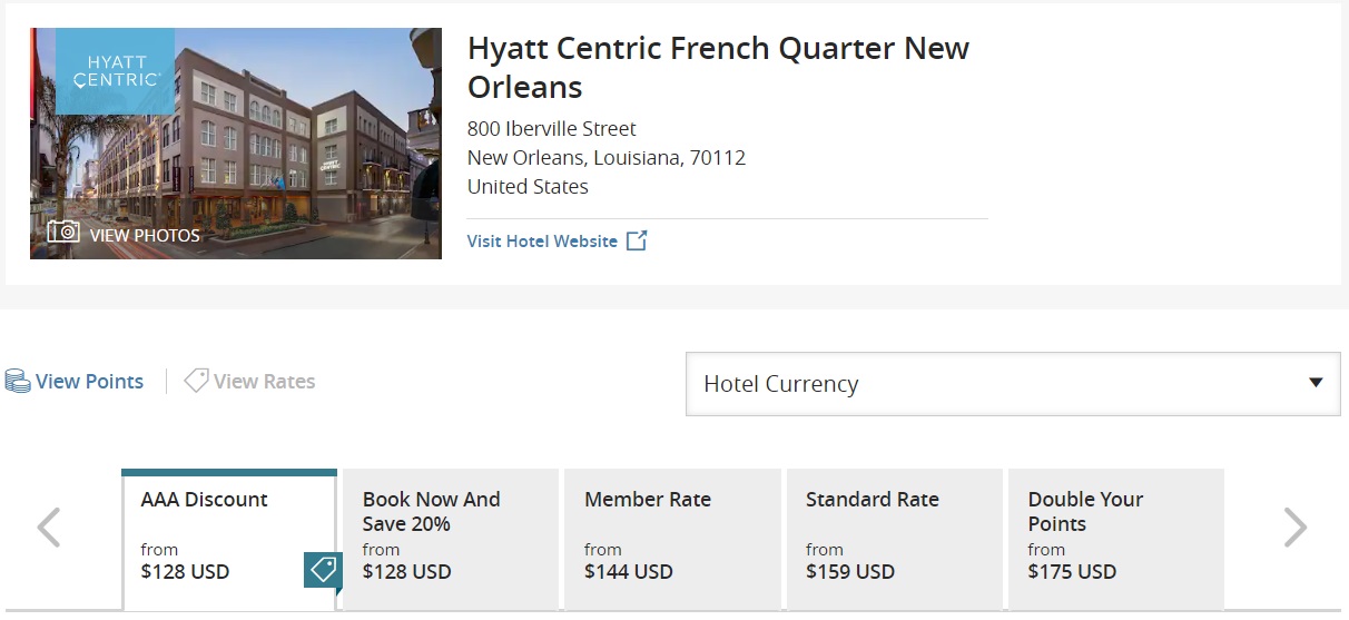 Hyatt Centric French Quarter New Orleans