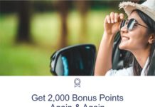 Wyndham Rewards 2,000 Bonus Points