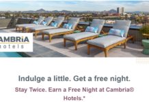 Choice Privileges Cambria Hotels Summer Promo