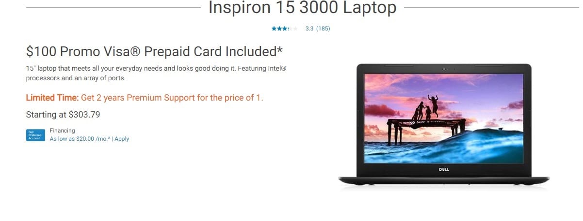a laptop with a picture of a beach