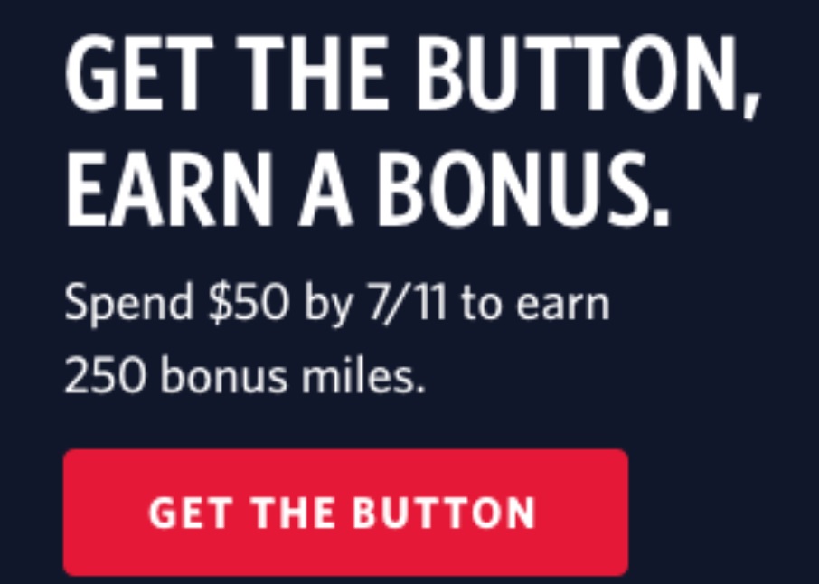 Delta SkyMiles Shopping Portal 250 Bonus Miles When Spending $50 Button