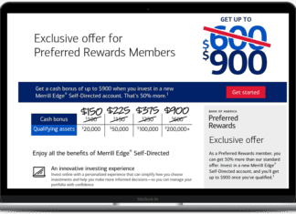 a computer screen with a sign on it