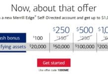 Merrill Edge Promo Code 1000ME
