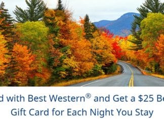 Best Western $25 Travel Card