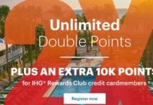 IHG Unlimited Double Points