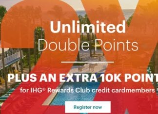 IHG Unlimited Double Points