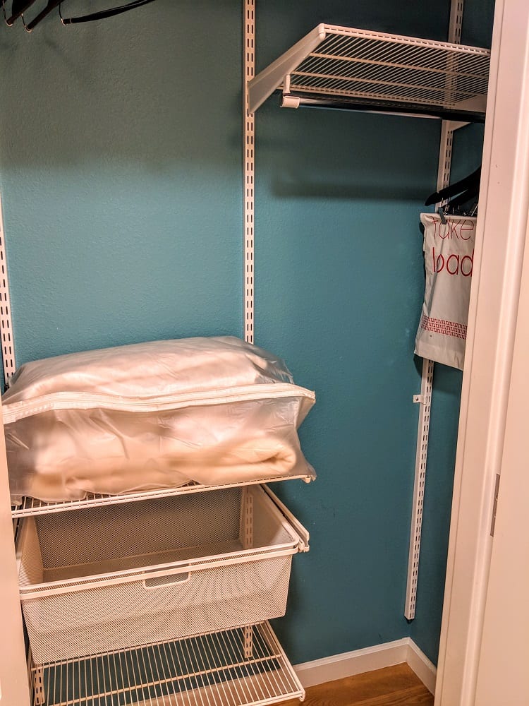 Living room closet at a TownePlace Suites