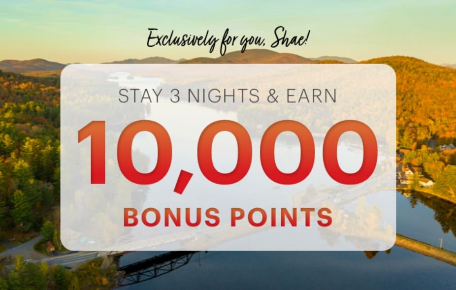 IHG 10,000 Bonus Points After 3 Nights