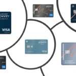 a group of credit cards