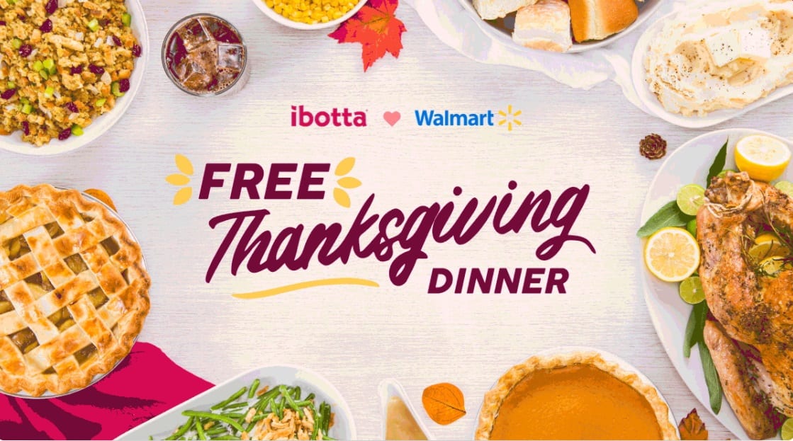 Ibotta Walmart Free Thanksgiving Food