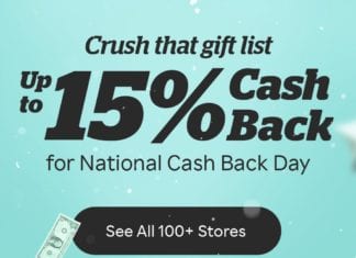 Rakuten 15% cashback day