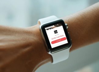 a person wearing a smart watch