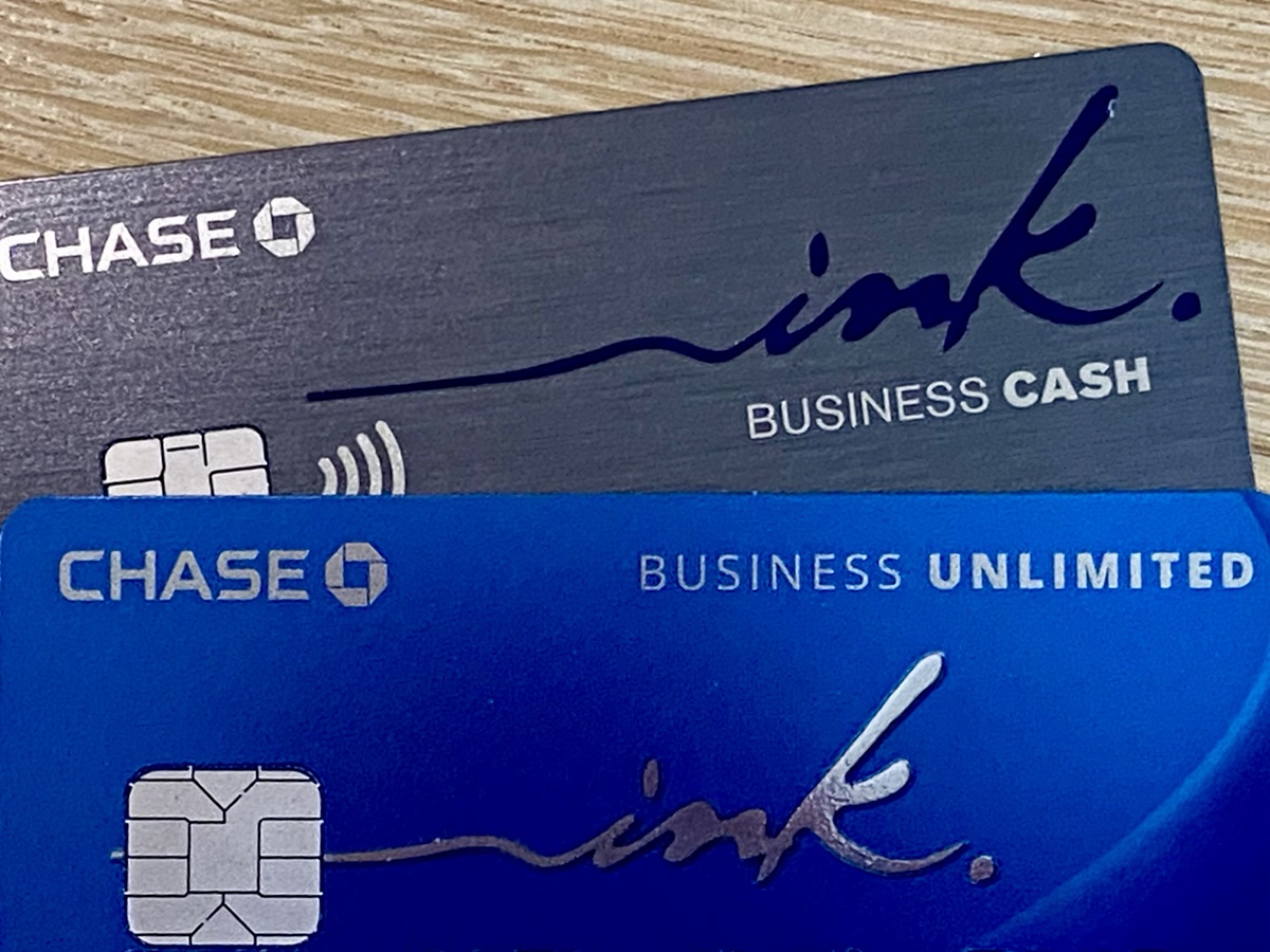 Chase Ink Business Cash and Chase Ink Business Unlimited cards.