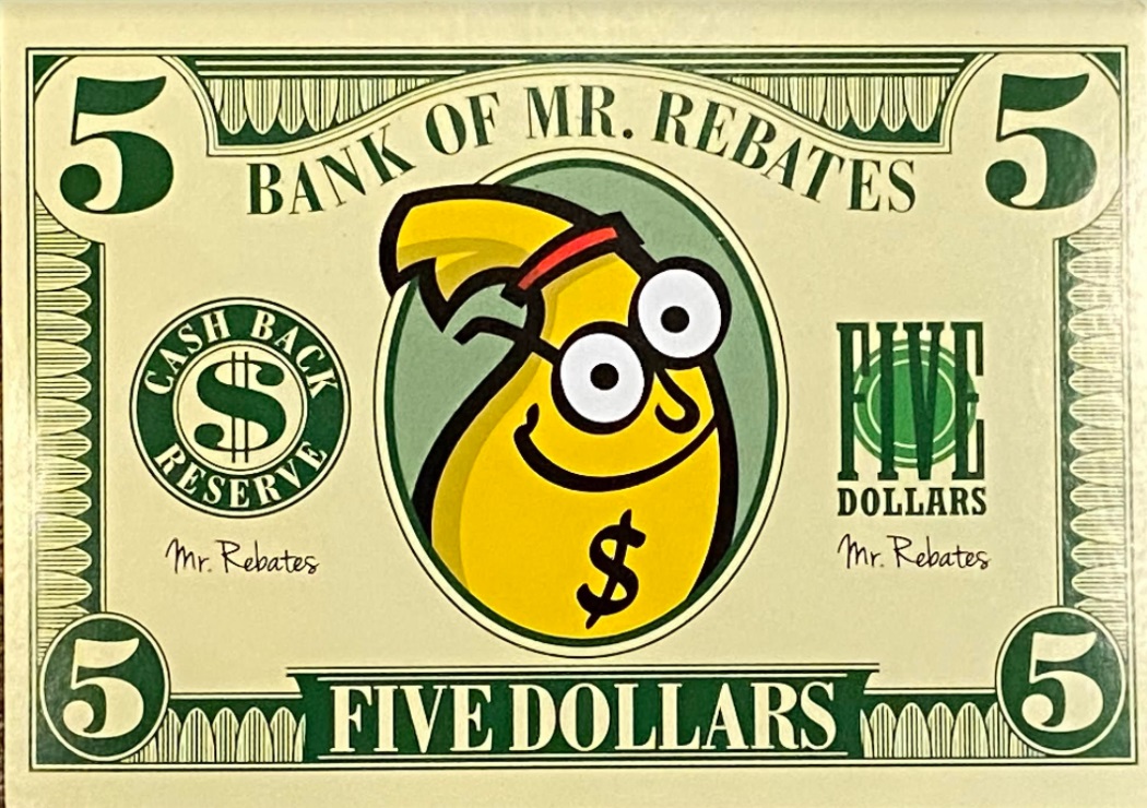 Mr Rebates $5 bonus