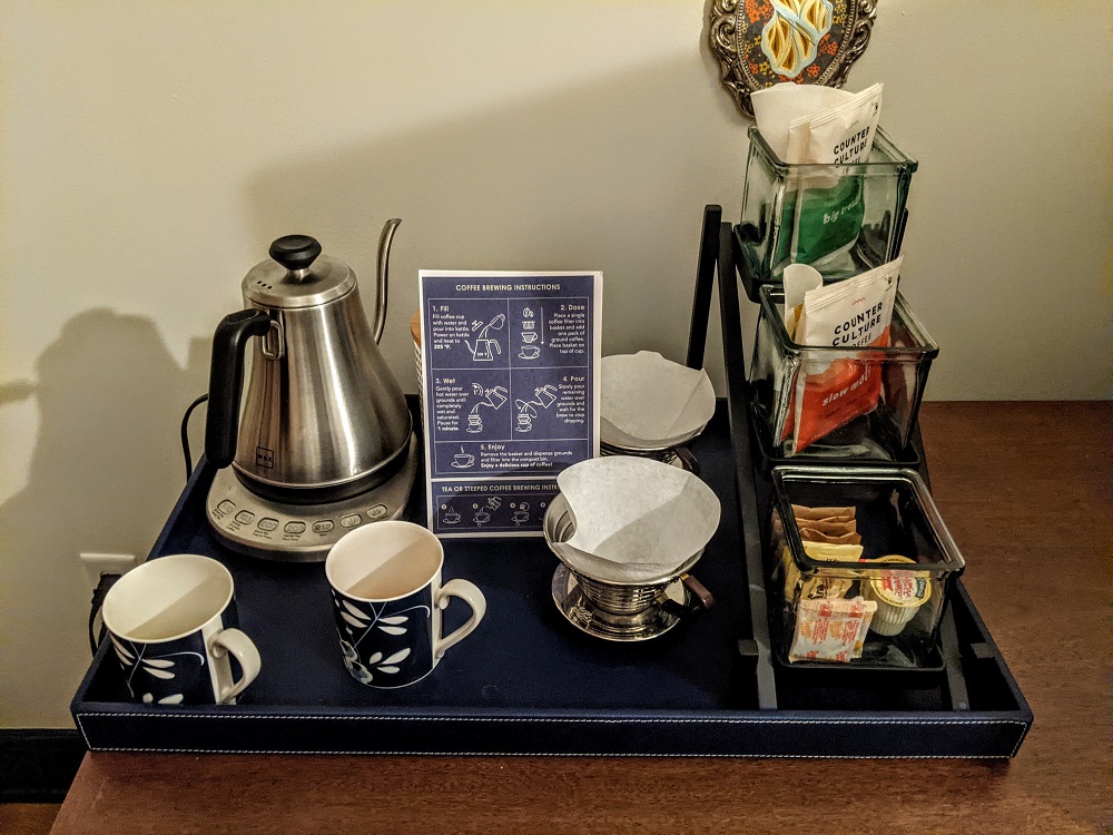 Tea & coffee making options