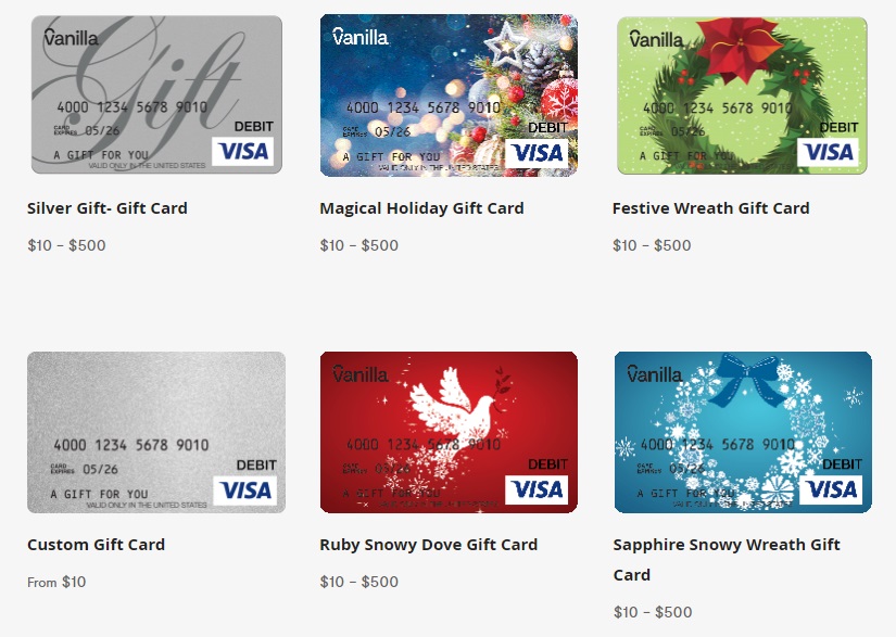 (EXPIRED) Vanilla Visa Gift Cards with no activation fee (eGift cards)
