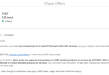 AT&T Chase Offer