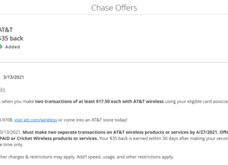 AT&T Chase Offer